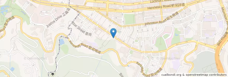 Mapa de ubicacion de 好東西 Goodies en 中国, 広東省, 香港, 香港島, 新界, 灣仔區 Wan Chai District.