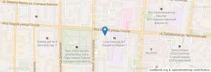 Mapa de ubicacion de Чилирама en Russland, Föderationskreis Zentralrussland, Oblast Kursk, Курский Район, Городской Округ Курск.