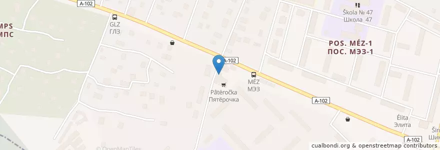 Mapa de ubicacion de Мир Жизни en روسيا, Центральный Федеральный Округ, محافظة موسكو, Раменский Городской Округ.