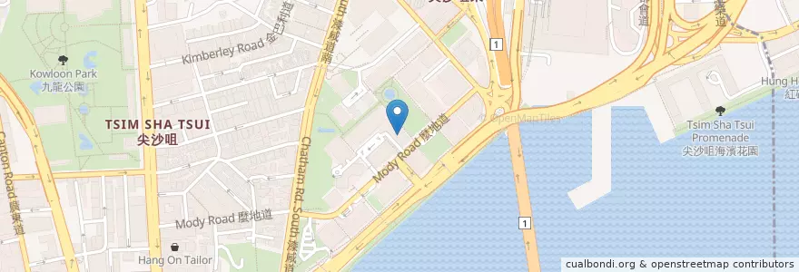 Mapa de ubicacion de Restaurant Osaka en چین, گوانگ‌دونگ, هنگ‌کنگ, کاولون, 新界 New Territories, 油尖旺區 Yau Tsim Mong District.
