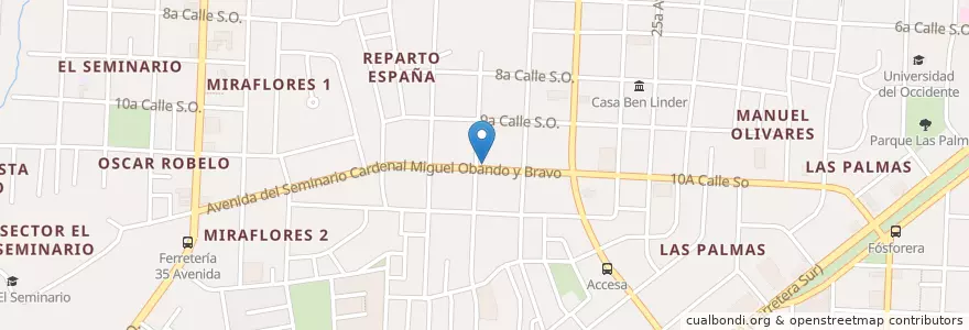 Mapa de ubicacion de Farmacia Majey en نیکاراگوئه, Departamento De Managua, Managua (Municipio).