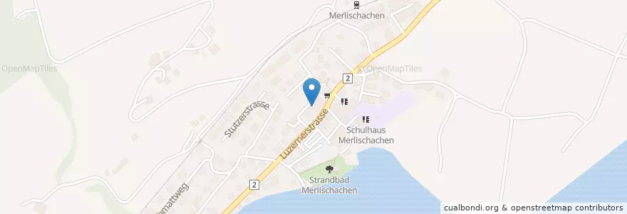 Mapa de ubicacion de Schloss-Hotel Swiss-Chalet en Switzerland, Schwyz, Küssnacht, Küssnacht (Sz).