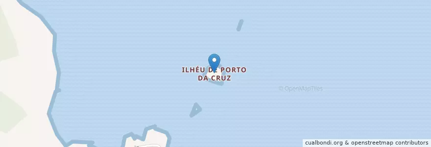 Mapa de ubicacion de Ilhéu de Porto da Cruz en Portugal, Ilhéu De Porto Da Cruz, Machico, Porto Da Cruz.