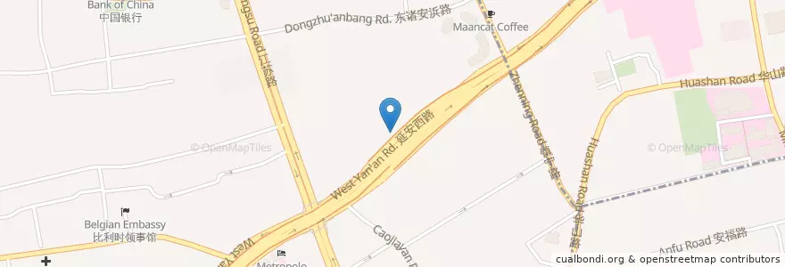 Mapa de ubicacion de 旧款宁波饭店 en Китай, Шанхай.