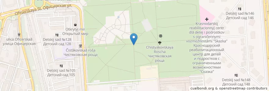 Mapa de ubicacion de Морозко en 俄罗斯/俄羅斯, 南部联邦管区, 克拉斯诺达尔边疆区, Городской Округ Краснодар.