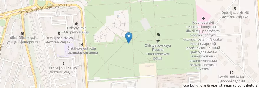 Mapa de ubicacion de Что-то с чем-то en Russia, South Federal District, Krasnodar Krai, Krasnodar Municipality.