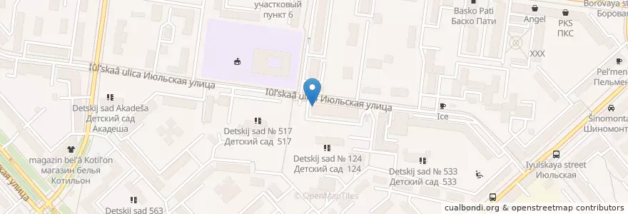 Mapa de ubicacion de Talent academy en Russia, Ural Federal District, Sverdlovsk Oblast, Yekaterinburg Municipality.