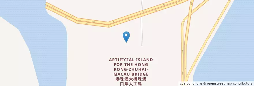 Mapa de ubicacion de Starbucks en China, Guangdong, Zhuhai City, Xiangzhou District.