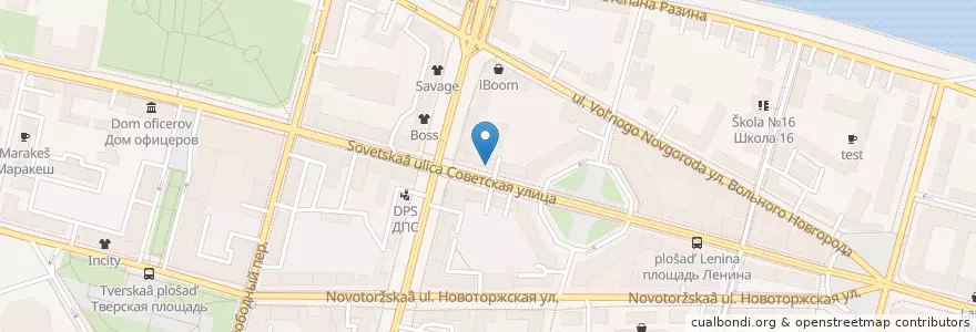 Mapa de ubicacion de Орех en Rusia, Distrito Federal Central, Óblast De Tver, Городской Округ Тверь, Калининский Район.