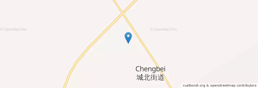 Mapa de ubicacion de 城北街道 en Chine, Guangxi, Yulin, Beiliu, 城北街道.