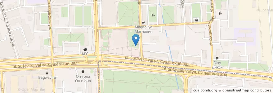 Mapa de ubicacion de Крафт будка en Rusia, Distrito Federal Central, Москва, Северо-Восточный Административный Округ, Район Марьина Роща.