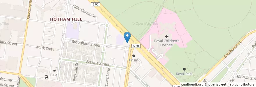 Mapa de ubicacion de Goodstart Early Learning North Melbourne en オーストラリア, ビクトリア, City Of Melbourne.