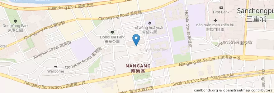 Mapa de ubicacion de 蘇記小吃店 en تايوان, تايبيه الجديدة, تايبيه, 南港區.