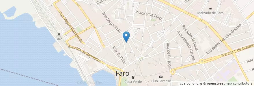Mapa de ubicacion de Mount Everest en Portekiz, Algarve, Algarve, Faro, Faro, Faro.