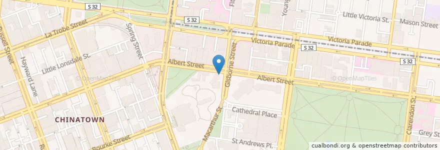 Mapa de ubicacion de Caravan Coffee en Австралия, Виктория, City Of Melbourne.