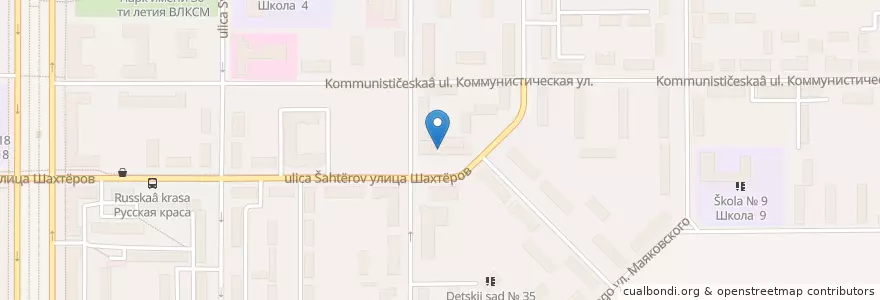 Mapa de ubicacion de Столички en Rusia, Distrito Federal Central, Óblast De Tula, Городской Округ Новомосковск.