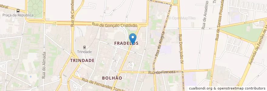 Mapa de ubicacion de Clínica do sono - Dra. Júlia Machado en Portekiz, Norte, Área Metropolitana Do Porto, Porto, Porto, Cedofeita, Santo Ildefonso, Sé, Miragaia, São Nicolau E Vitória.