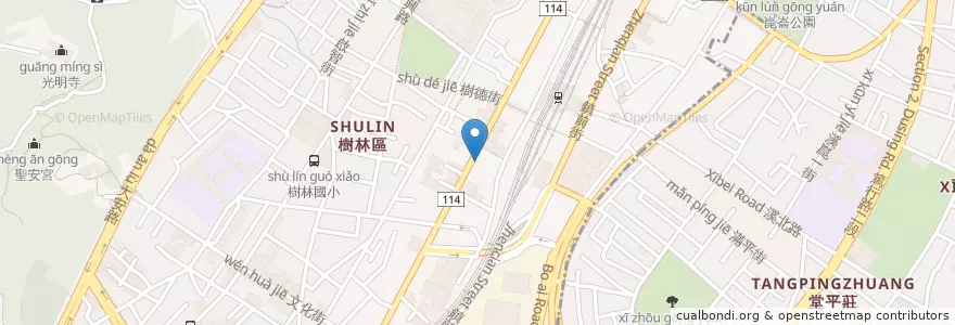 Mapa de ubicacion de Louisa Coffee en 台湾, 新北市, 樹林区.