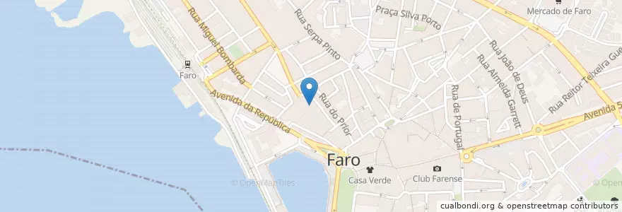 Mapa de ubicacion de 3 Points en 葡萄牙, Algarve, Algarve, Faro, Faro, Faro.