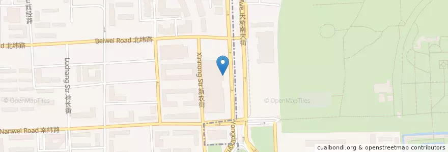 Mapa de ubicacion de Subway en Китай, Пекин, Хэбэй, Сичэн, Район Дунчэн.