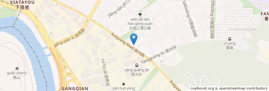 Mapa de ubicacion de 瑞光路郵局 en Taiwan, Neu-Taipeh, Taipeh, Neihu.