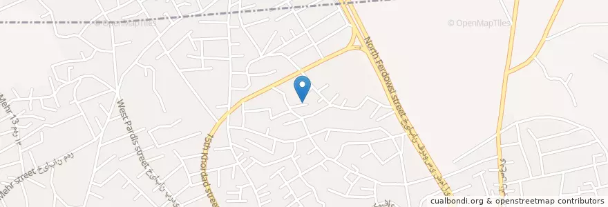 Mapa de ubicacion de تربت حیدریه en イラン, ラザヴィー・ホラーサーン, شهرستان تربت حیدریه, بخش مرکزی شهرستان تربت حیدریه, بالاولایت, تربت حیدریه.