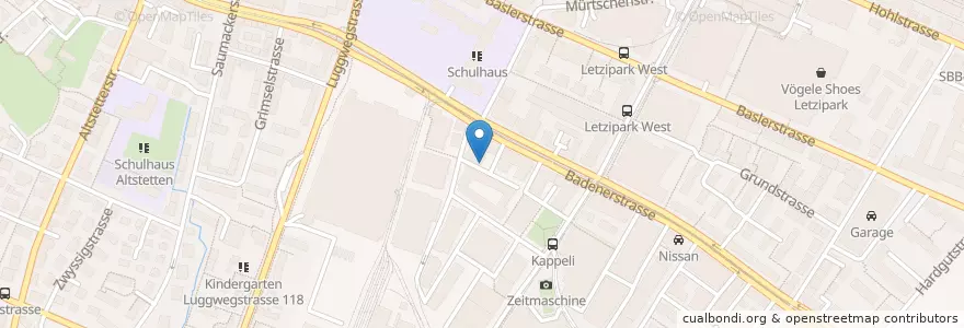 Mapa de ubicacion de White Smyle en Suisse, Zurich, District De Zurich, Zurich.