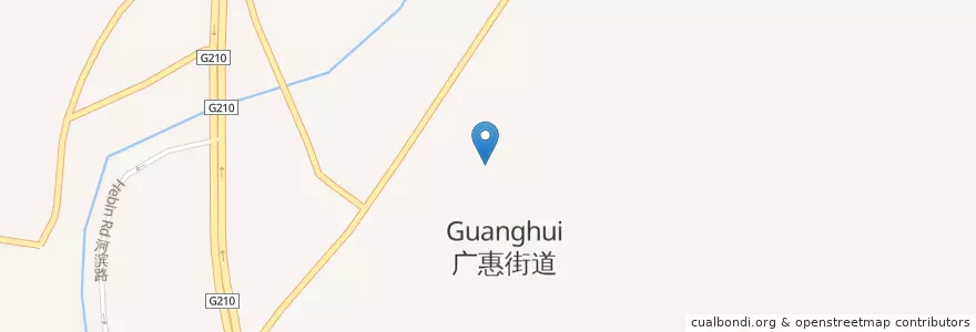 Mapa de ubicacion de 广惠街道 en China, Guizhou, 黔南 Qiannan, 都匀市, 广惠街道.