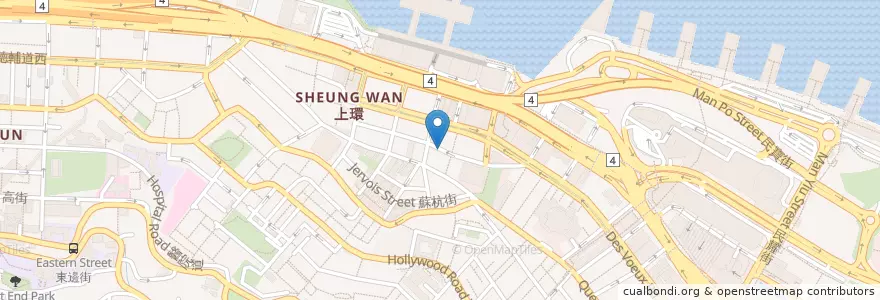 Mapa de ubicacion de Cali-Mex en الصين, غوانغدونغ, هونغ كونغ, جزيرة هونغ كونغ, الأقاليم الجديدة, 中西區 Central And Western District.
