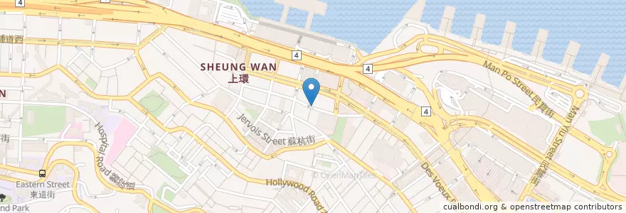 Mapa de ubicacion de Nirvana en 中国, 広東省, 香港, 香港島, 新界, 中西區 Central And Western District.