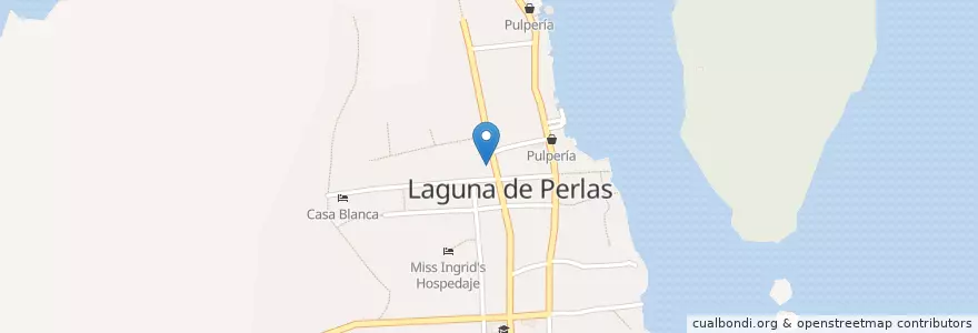 Mapa de ubicacion de Relax en Nicaragua, Región Autónoma De La Costa Caribe Sur, Laguna De Perlas (Municipio).
