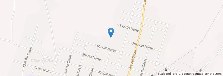 Mapa de ubicacion de Salón de Asamblea de los testigos de Jehová en کوبا, Villa Clara, Placetas.