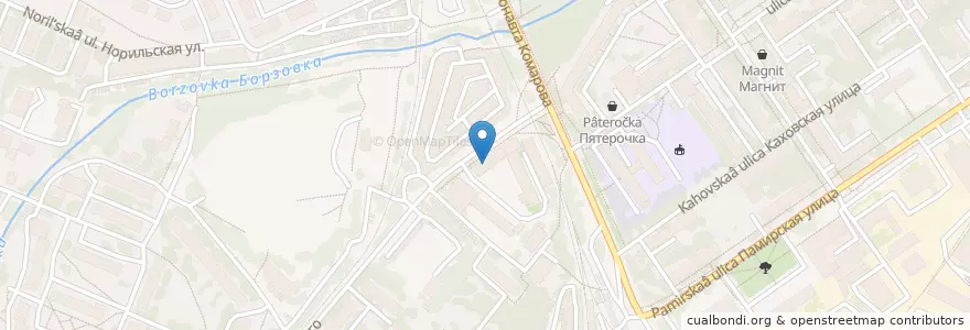 Mapa de ubicacion de Полк полиции en Russie, District Fédéral De La Volga, Oblast De Nijni Novgorod, Городской Округ Нижний Новгород.