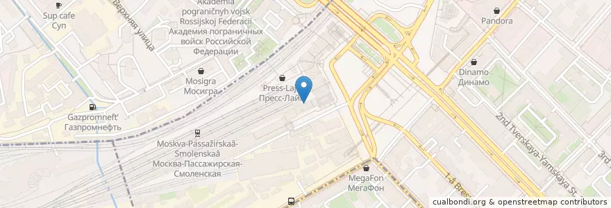 Mapa de ubicacion de Бистро24 en Россия, Центральный Федеральный Округ, Москва, Центральный Административный Округ, Тверской Район.