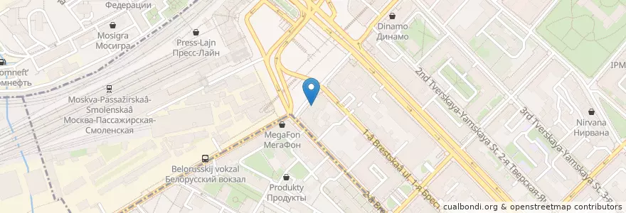 Mapa de ubicacion de #Шаурмяне en Russia, Distretto Federale Centrale, Москва, Центральный Административный Округ, Тверской Район.