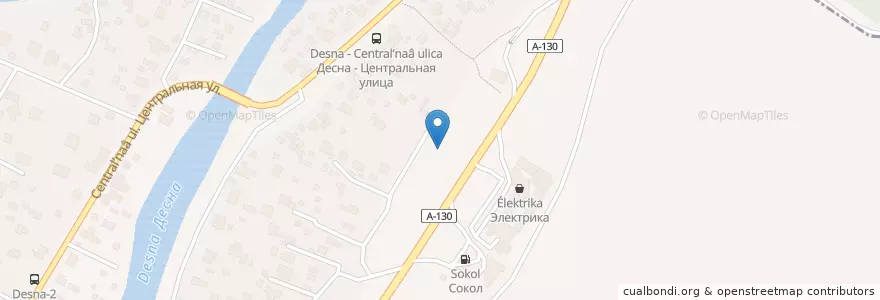 Mapa de ubicacion de Pinzeria by Bontempi en Russland, Föderationskreis Zentralrussland, Moskau, Verwaltungsbezirk Nowomoskowski, Поселение Десёновское.