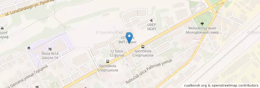 Mapa de ubicacion de Центр немецкого языка en Russland, Föderationskreis Zentralrussland, Oblast Wladimir, Городской Округ Владимир.