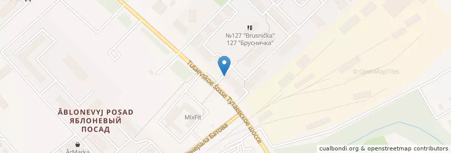 Mapa de ubicacion de apteka.ru en Russie, District Fédéral Central, Oblast De Iaroslavl, Ярославский Район, Городской Округ Ярославль.