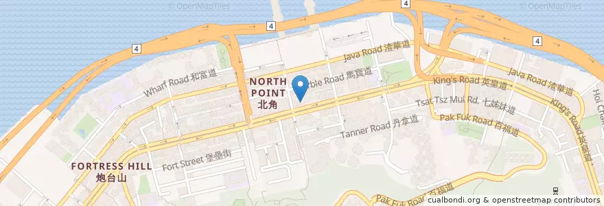 Mapa de ubicacion de DahSingBank en China, Guangdong, Hongkong, Hongkong, New Territories, 東區 Eastern District.