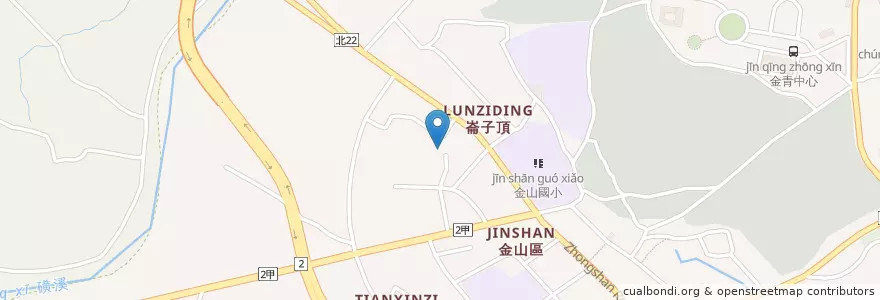 Mapa de ubicacion de 金山八德街 en Taiwan, 新北市, 金山區.