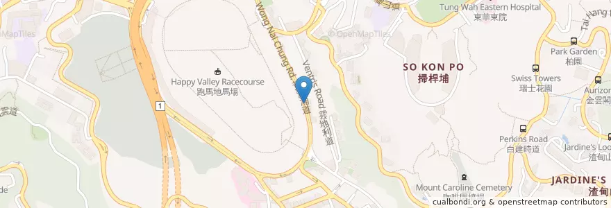 Mapa de ubicacion de 雅谷餐廳 Amigo Restaurant en 中国, 广东省, 香港 Hong Kong, 香港島 Hong Kong Island, 新界 New Territories, 灣仔區 Wan Chai District.