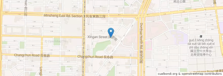 Mapa de ubicacion de 菁美自助餐 en Taiwan, 新北市, Taipei, 松山區.