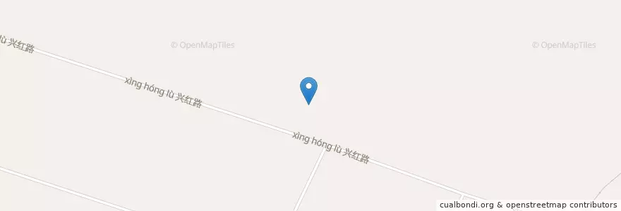 Mapa de ubicacion de 红嘴高新技术开发区 en Cina, Jilin, 四平市, 铁西区, 红嘴高新技术开发区, 平西乡.