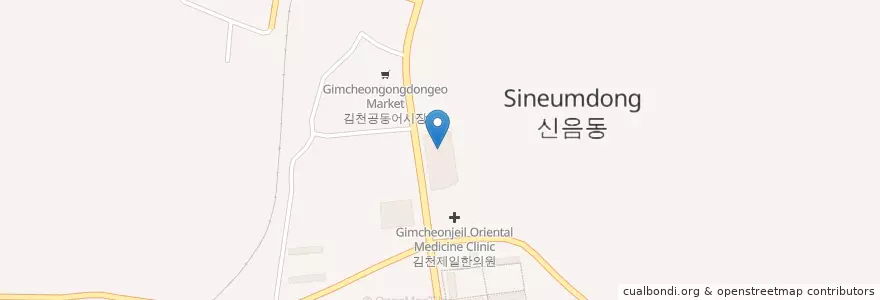 Mapa de ubicacion de Lote mate en Zuid-Korea, Gyeongsangbuk-Do, 김천시.