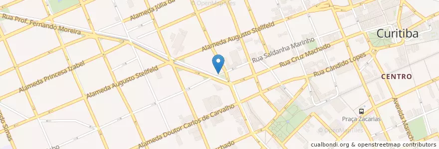 Mapa de ubicacion de Espetinho en 巴西, 南部, 巴拉那, Região Geográfica Intermediária De Curitiba, Região Metropolitana De Curitiba, Microrregião De Curitiba, 库里蒂巴.