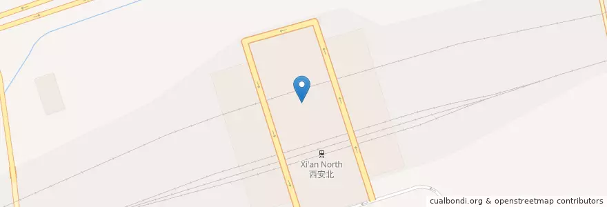 Mapa de ubicacion de 麦当劳 en China, Xianxim, 西安市, 未央区 (Weiyang).