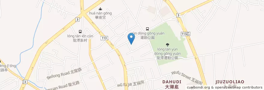 Mapa de ubicacion de 台灣中油 en 臺灣, 桃園市, 龍潭區.