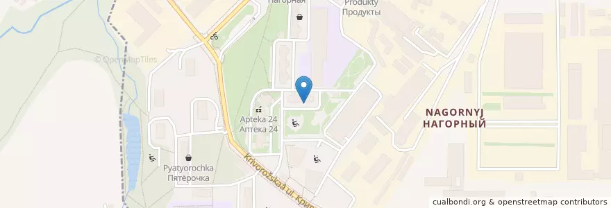 Mapa de ubicacion de Послушайка en روسیه, Центральный Федеральный Округ, Москва, Юго-Западный Административный Округ.
