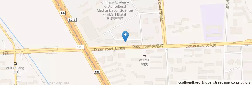 Mapa de ubicacion de 潇湘楼 en China, Pequim, Hebei, 朝阳区 / Chaoyang.