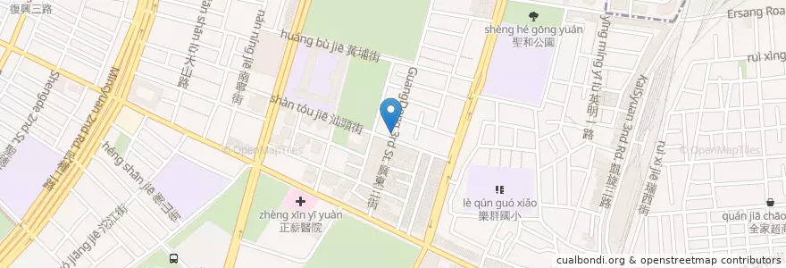 Mapa de ubicacion de 前鎮竹西育兒資源中心 en 타이완, 가오슝시, 첸전구.